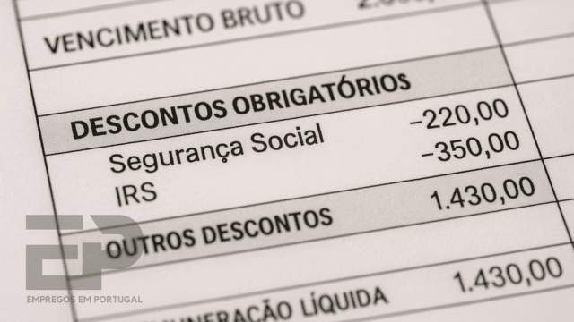 Descontos Obrigatórios no Salário em Portugal: Segurança Social, IRS e Outros em 2025
