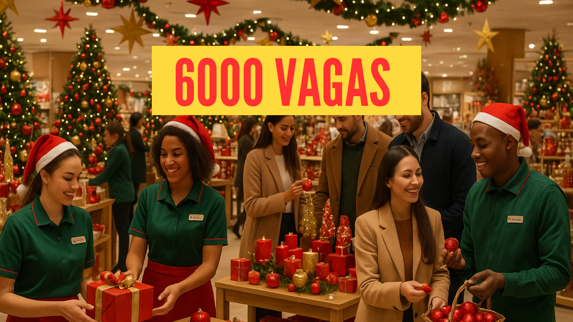 Milhares de empregos de Natal na Espanha — El Corte Inglés abre 6.000 vagas em várias cidades