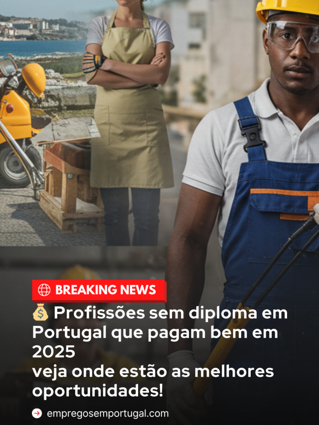 💰 Profissões sem diploma em Portugal que pagam bem em 2025