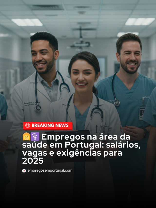 👩‍⚕️ Empregos na área da saúde em Portugal