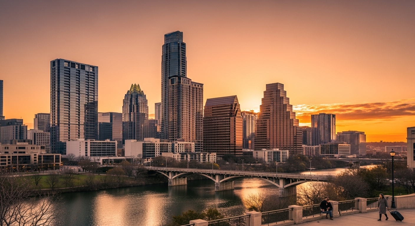 Morar em Austin, Texas em 2025: custo de vida, salários, segurança e como se mudar para a cidade da Tesla