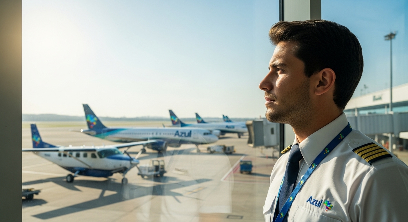 Vagas de Emprego para Pilotos: A Azul Acaba de Rasgar o Manual e Liberar 186 Oportunidades que Vão Sacudir a Aviação