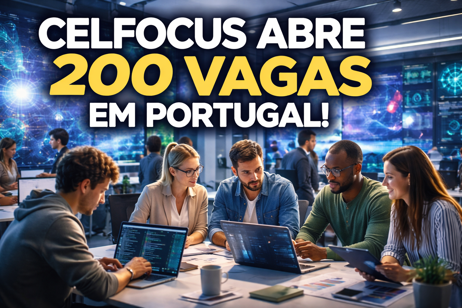 Celfocus abre 200 vagas em Portugal