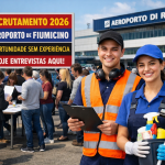 Emprego Aeroporto Fiumicino 2026